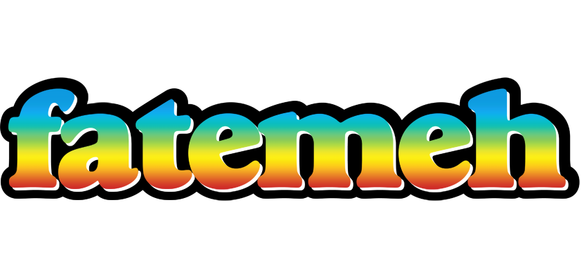 Fatemeh color logo