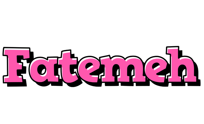 Fatemeh girlish logo
