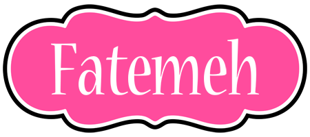 Fatemeh invitation logo