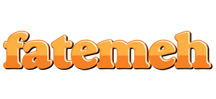 Fatemeh orange logo