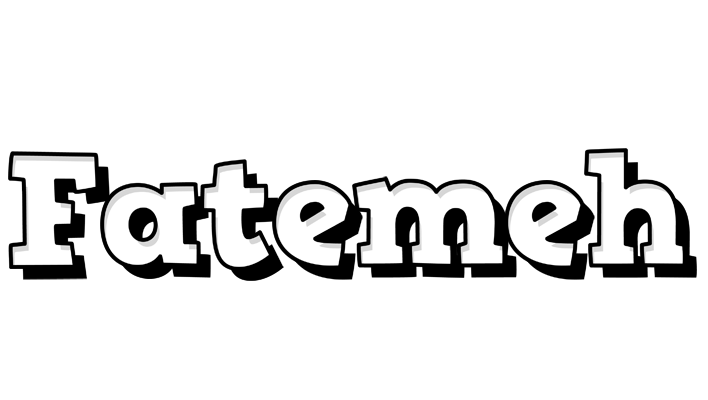 Fatemeh snowing logo