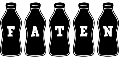 Faten bottle logo