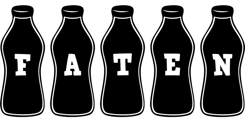 Faten bottle logo