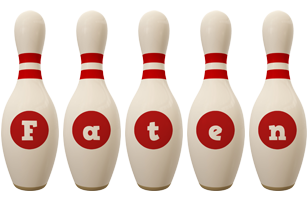 Faten bowling-pin logo