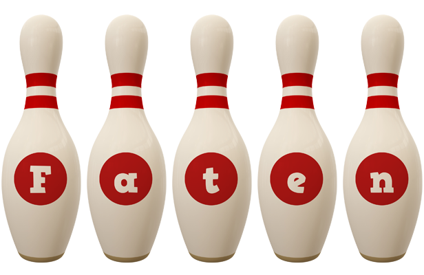 Faten bowling-pin logo