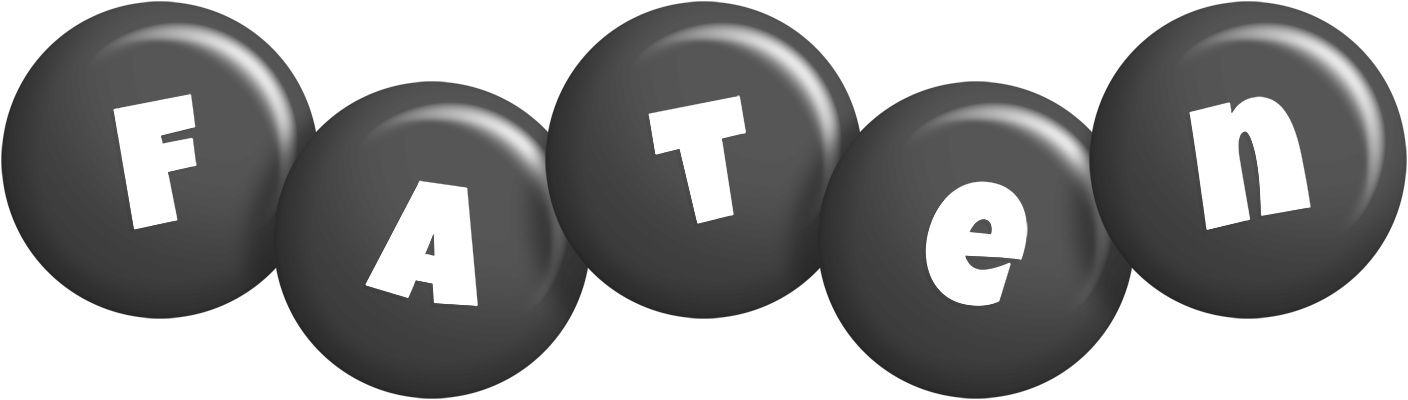 Faten candy-black logo