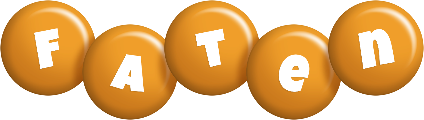 Faten candy-orange logo