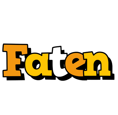 Faten cartoon logo