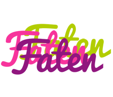 Faten flowers logo