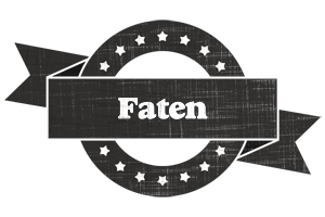 Faten grunge logo