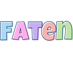 Faten pastel logo