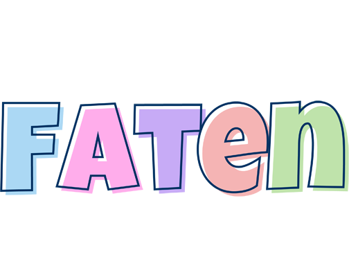 Faten pastel logo