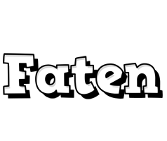 Faten snowing logo