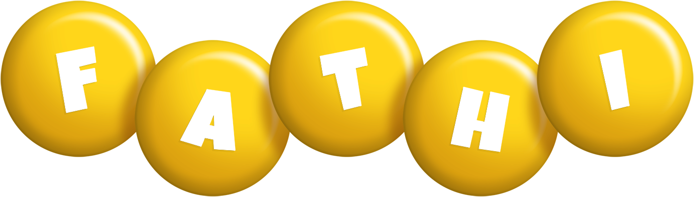 Fathi candy-yellow logo