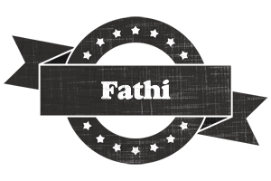 Fathi grunge logo