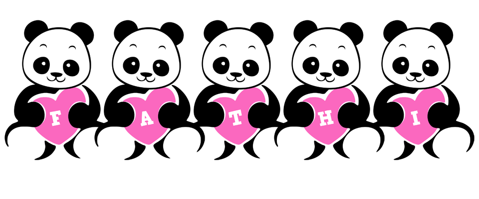 Fathi love-panda logo