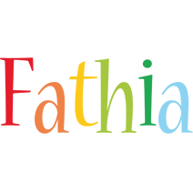 Fathia birthday logo