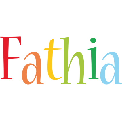 Fathia birthday logo