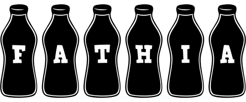 Fathia bottle logo