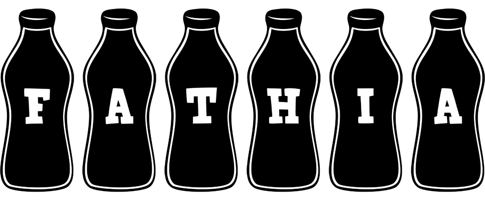 Fathia bottle logo