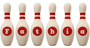 Fathia bowling-pin logo