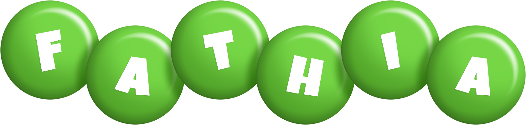 Fathia candy-green logo
