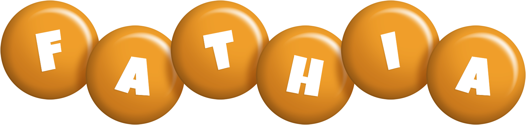 Fathia candy-orange logo