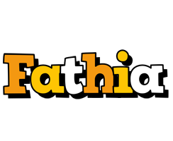 Fathia cartoon logo