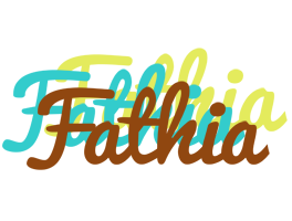 Fathia cupcake logo