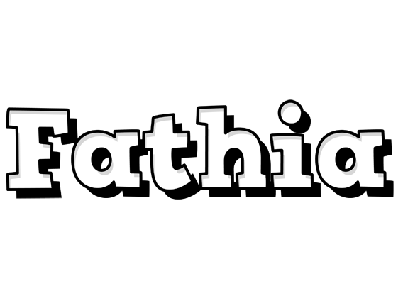 Fathia snowing logo