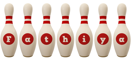 Fathiya bowling-pin logo