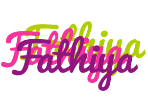 Fathiya flowers logo