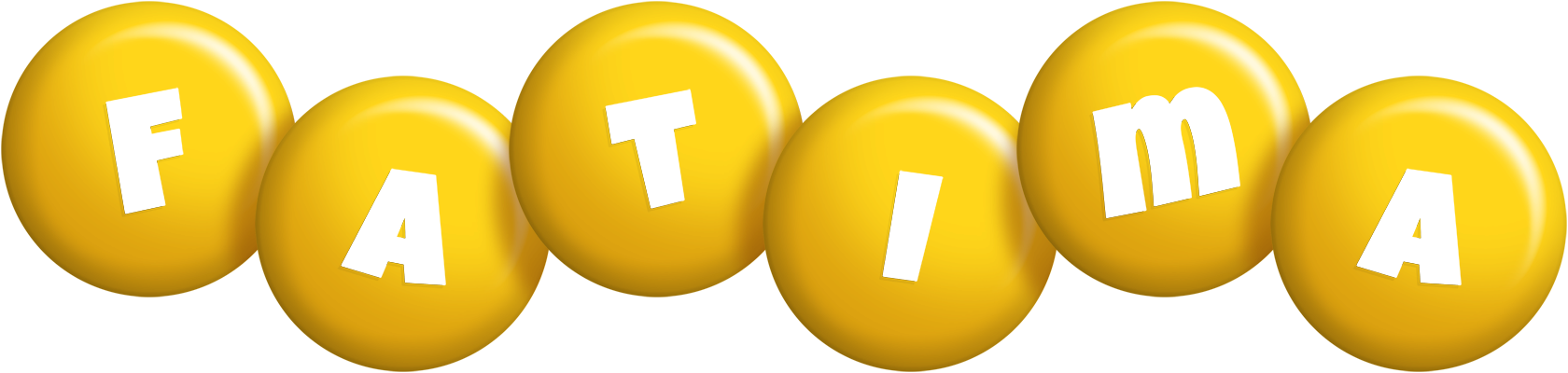 Fatima candy-yellow logo