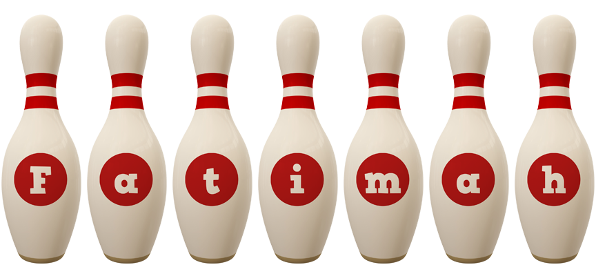 Fatimah bowling-pin logo