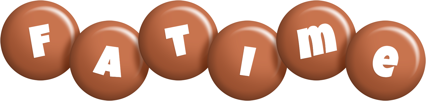 Fatime candy-brown logo