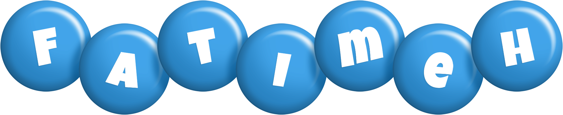 Fatimeh candy-blue logo