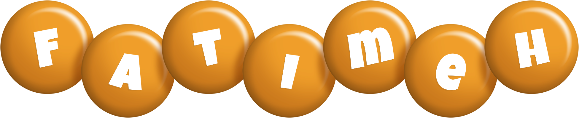 Fatimeh candy-orange logo