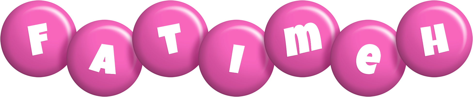Fatimeh candy-pink logo