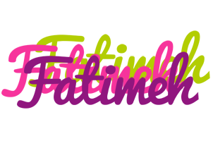 Fatimeh flowers logo