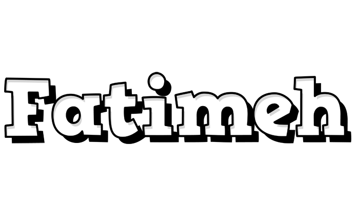 Fatimeh snowing logo