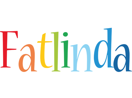 Fatlinda birthday logo