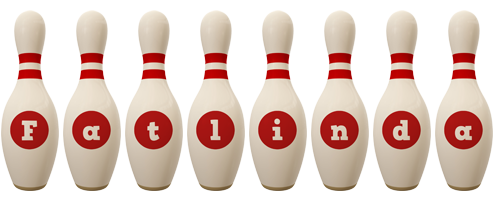 Fatlinda bowling-pin logo