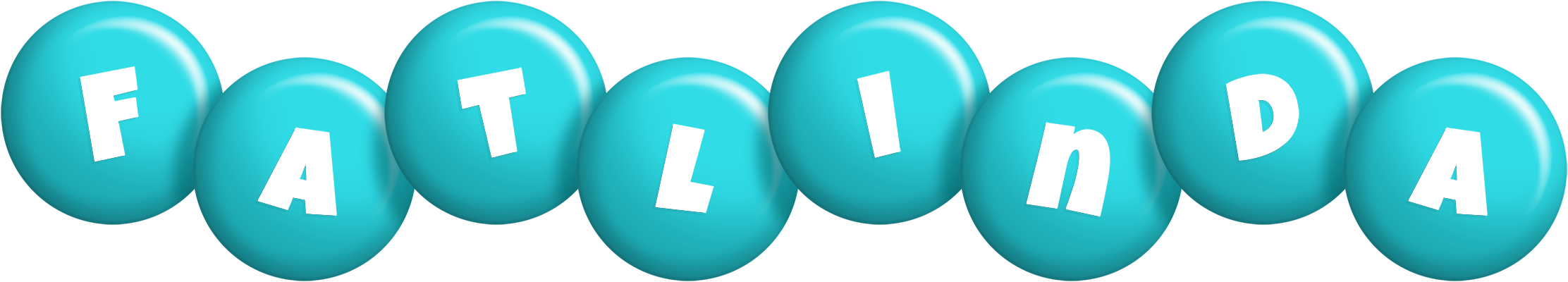 Fatlinda candy-azur logo