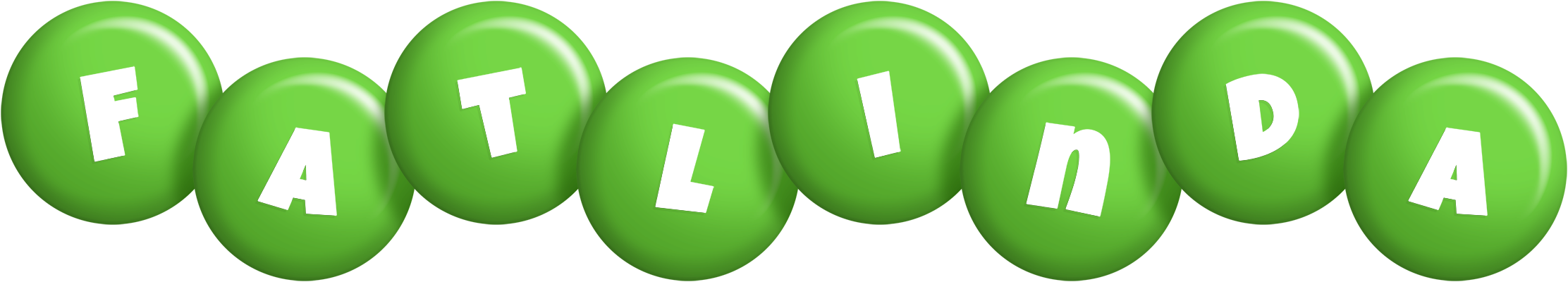 Fatlinda candy-green logo