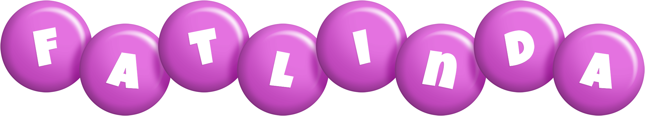 Fatlinda candy-purple logo