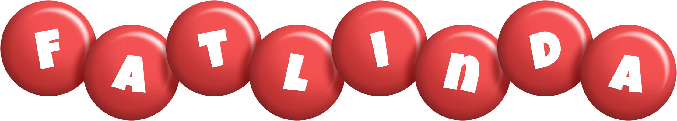 Fatlinda candy-red logo