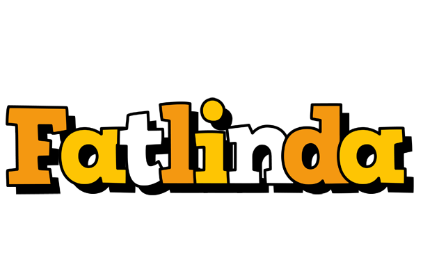 Fatlinda cartoon logo