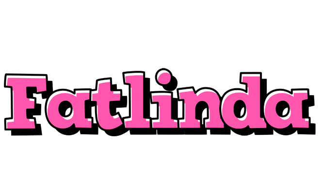Fatlinda girlish logo