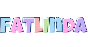 Fatlinda pastel logo