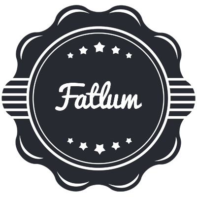 Fatlum badge logo